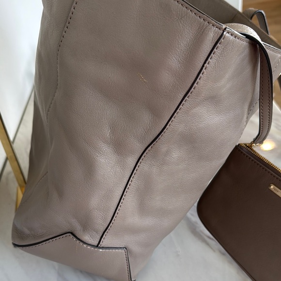 Rebecca Minkoff Taupe Structured Tote - Picture 10 of 13